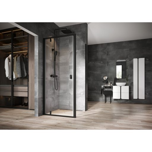 OZ Ravak Runway 75 zuhanyfolyóka fekete