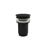 Mosdólefolyó Fix, matt fekete fém dugóval