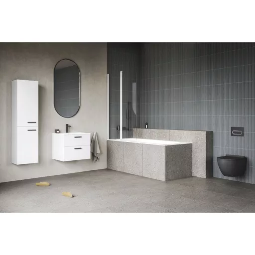 Uni Chrome WC RimOff fekete