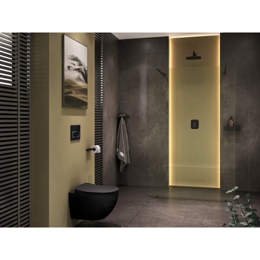 Uni Chrome WC RimOff fekete