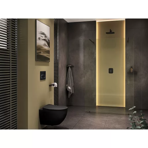 Uni Chrome WC RimOff fekete