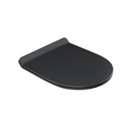 Vita WC slim ülőke, fekete