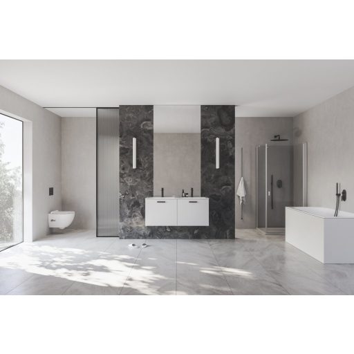 WC Uni Chrome RimOff és bidé fúvókával, fehér