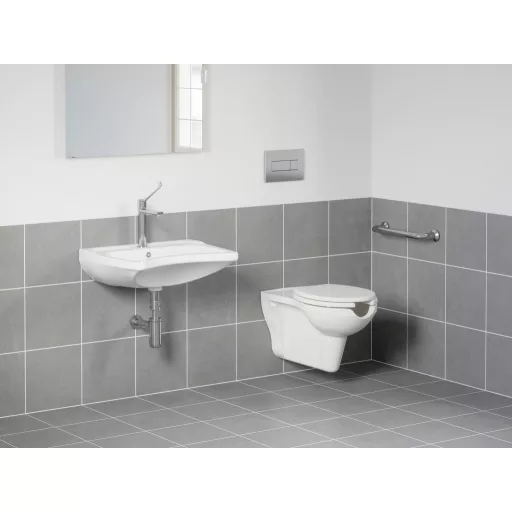 Safe Rim fali WC szett, fehér