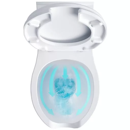 Safe Rim fali WC szett, fehér