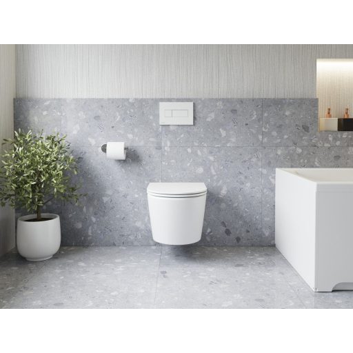 Flow RimOff fali WC szett, fehér