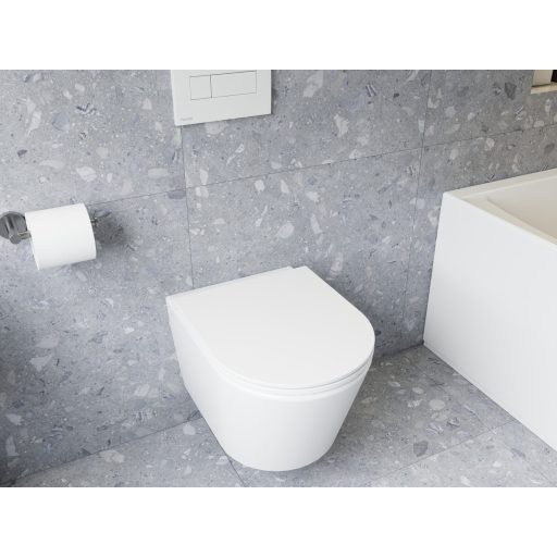 Flow RimOff fali WC szett, fehér