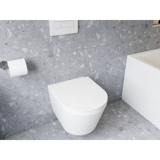 Flow RimOff fali WC szett, fehér