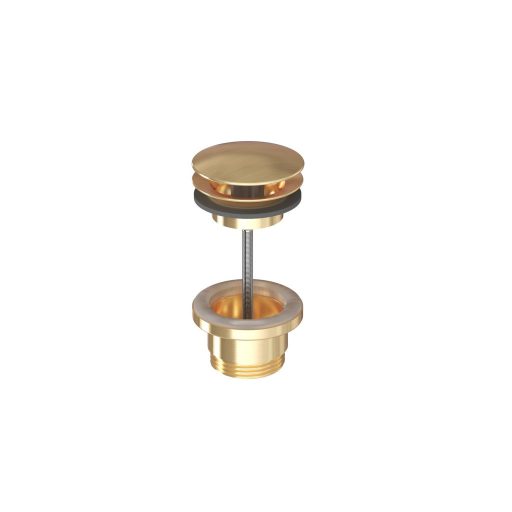 Mosdólefolyó Click-Clack / Fix, gold fém dugóval