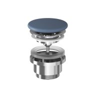 Flat mosdólefolyó kerámia fedéllel, Deepsea Blue