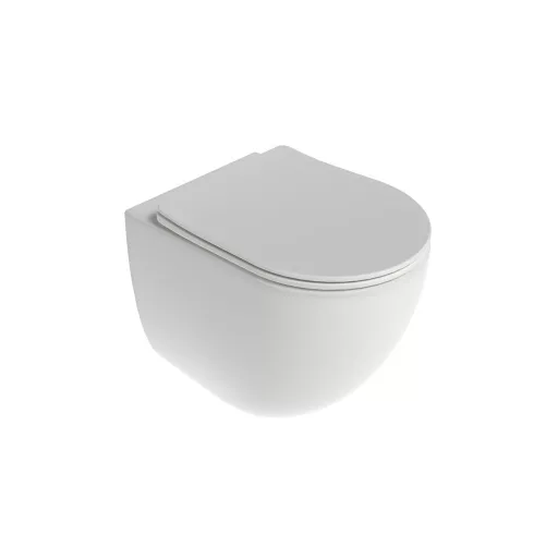 Chrome AquaSpin fali WC, ülökével, fehér