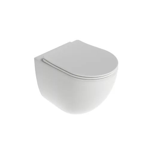 Chrome AquaSpin fali WC, ülökével, fehér