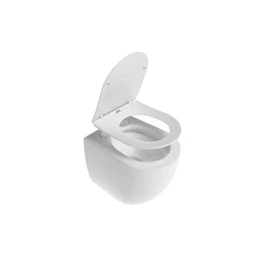 Chrome AquaSpin fali WC, ülökével, fehér