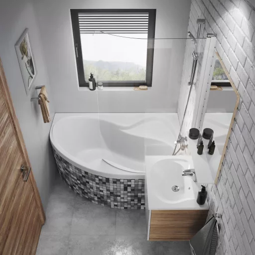 Termosztátos fali kádcsaptelep - lapos TE 082.00CR, króm