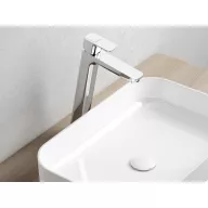   10° álló mosdócsaptelep leeresztő nélkül, 333 mm TD 015.00CR, króm