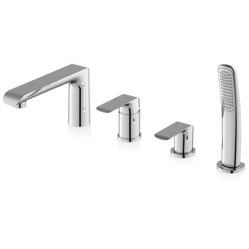Flat kádperemr csaptelep szett FL 026.00CR, króm