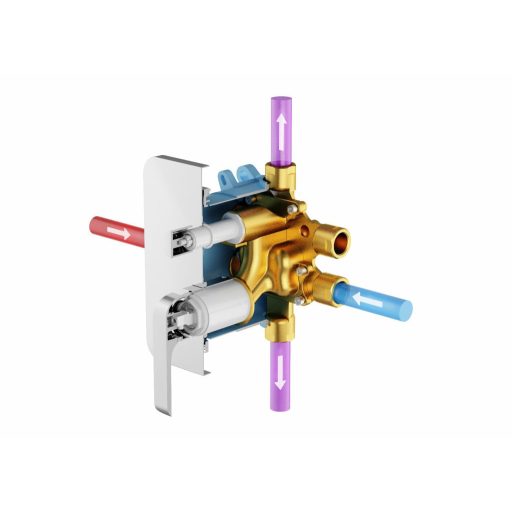 R-box Vari RB 072.50 falsík alatti egység (kizárólag Flat csaptelephez)