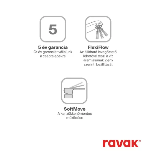 10° Free álló mosdócsaptelep leeresztő nélkül, 333 mm TD F 015.20BLM, matt fekete