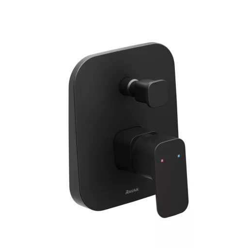 10° Free fekete falba süllyesztett csaptelep váltóval TD F 065.20BLM, matt fekete, R-boxhoz