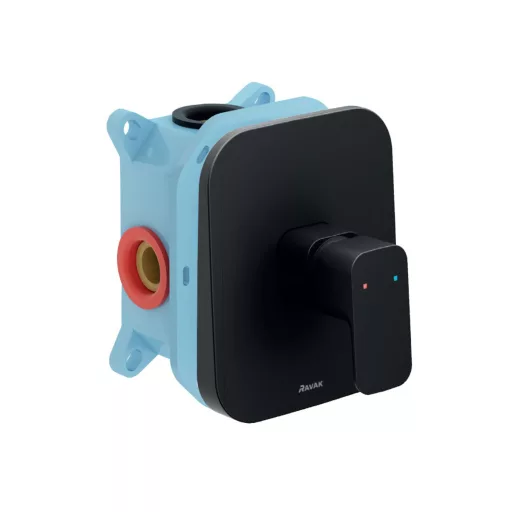 10° Free fekete falba süllyesztett csaptelep váltó nélkül TD F 066.20BLM, matt fekete, R-boxhoz