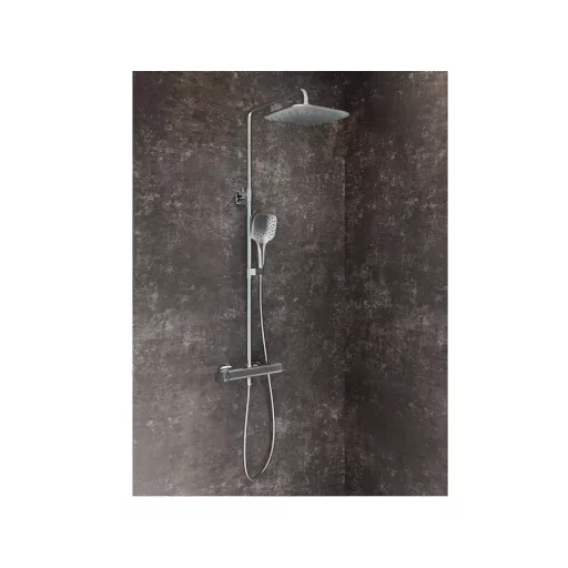 10° Free zuhanyoszlop nem termosztatikus, zuhanyszettel TD F 098.00CR, króm