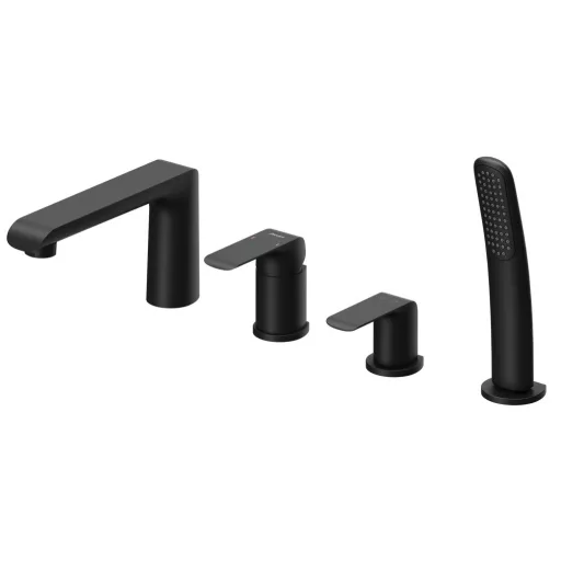 Flat kádperem csaptelep szett FL 026.20BLM, matt fekete