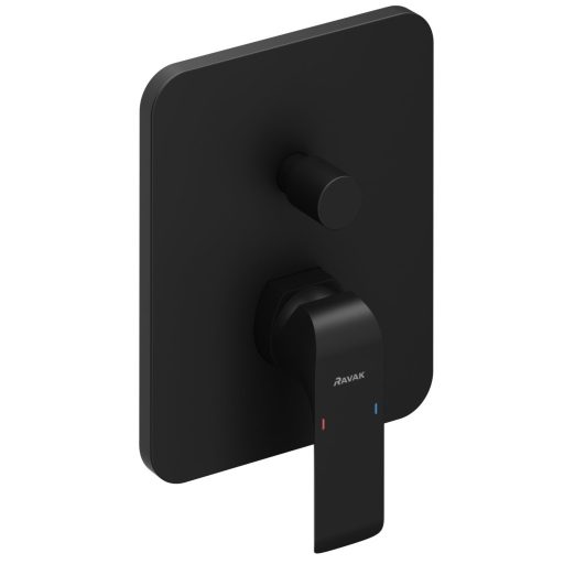 Flat falba süllyesztett csaptelep váltóval FL 065.20BLM, matt fekete (KIZÁRÓLAG R-box Varival)