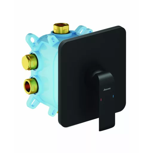 Flat falba süllyesztett csaptelep váltó nélkül FL 066.20BLM, matt fekete (KIZÁRÓLAG R-box Varival)