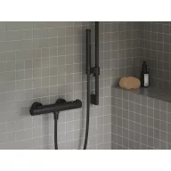   Puri termoszátos fali zuhanycsaptelep 150 mm PU 033.20BLM, matt fekete