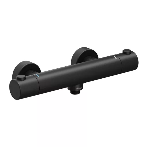 Puri termoszátos fali zuhanycsaptelep 150 mm PU 033.20BLM, matt fekete