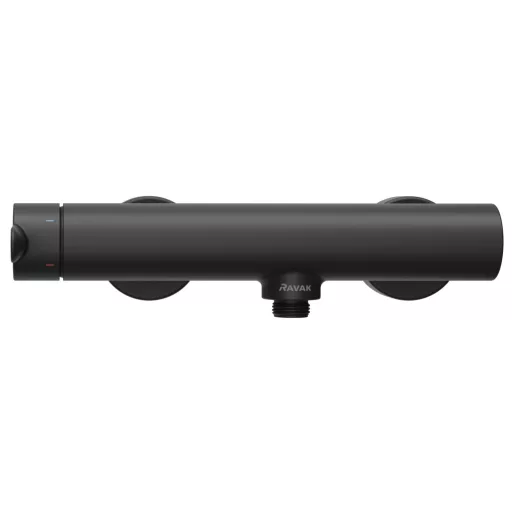 Puri termoszátos fali zuhanycsaptelep 150 mm PU 033.20BLM, matt fekete