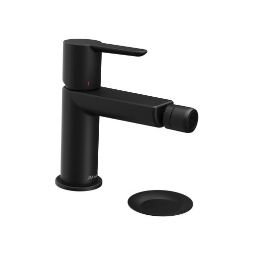 Puri bidécsaptelep leeresztővel PU 055.20BLM, matt fekete