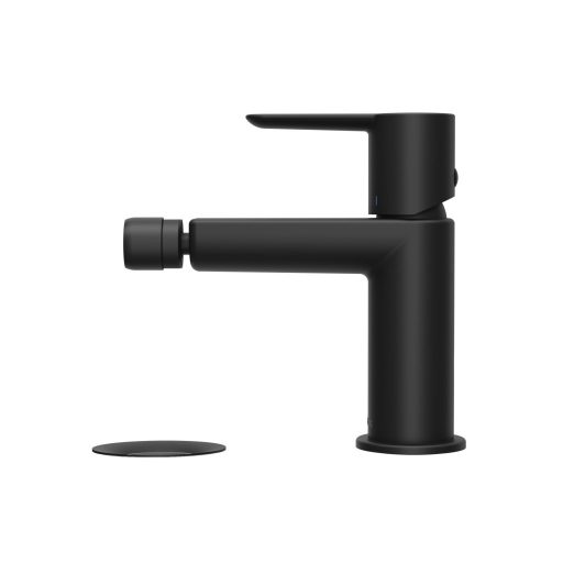 Puri bidécsaptelep leeresztővel PU 055.20BLM, matt fekete