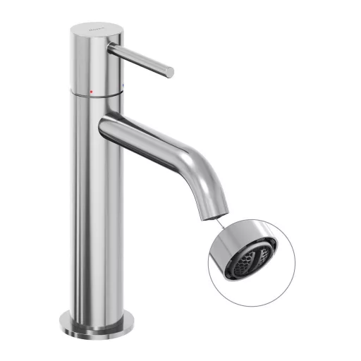 Espirit álló mosdócsaptelep 190 mm leeresztő nélkül ES 012.00CR, Chrome