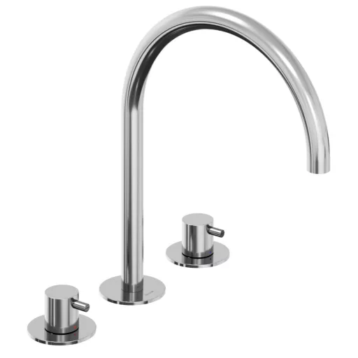 Espirit álló mosdócsaptelep, 3 furatos 270 mm leeresztő nélkül ES 018.00CR, króm