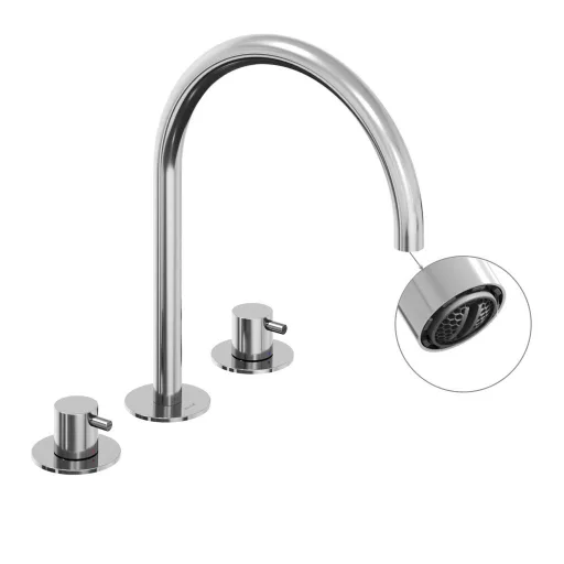 Espirit álló mosdócsaptelep, 3 furatos 270 mm leeresztő nélkül ES 018.00CR, króm