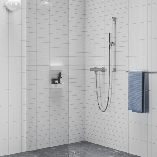 Espirit fali zuhanycsaptelep szett nélkül ES 032.00CR, króm