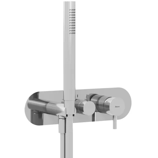 Espirit falba süllyesztett csaptelep szettel, háromutas, belső egység nélkül ES 068.00CR.O3.RB07D.+S, króm