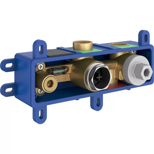 Espirit falba süllyesztett csaptelep szettel, kétutas, belső egység nélkül ES 065.00CR.O2.RB07D.+S, króm