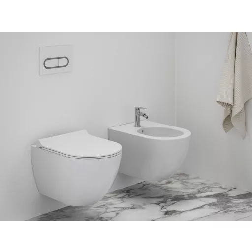 Eleganta álló bidécsaptelep 130 mm leersztő nélkül EL 056.00CR, Chrome