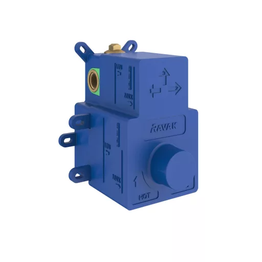 R-box 07F.50 R-box Vertical O2/O3 alaptest a falba süllyesztett csaptelepekhez