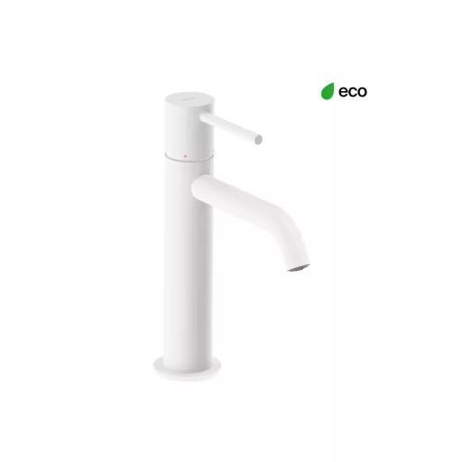 Espirit álló mosdócsaptelep 190 mm leeresztő nélkül ES 012.10WV, White Velvet