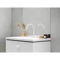   Espirit álló mosdócsaptelep, 3 furatos 270 mm leeresztő nélkül ES 018.10WV, White Velvet