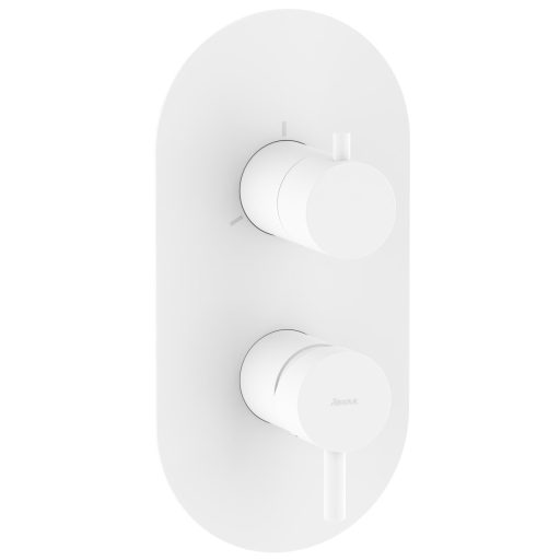 Espirit falba süllyesztett csaptelep, háromutas, belső egység nélkül ES 068.10WV.O3.RB07F, White Velvet