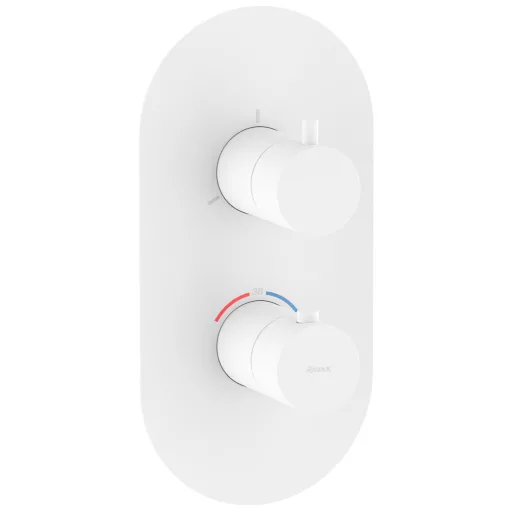 Espirit termosztátos falba süllyesztett csaptelep, háromutas, belső egység nélkül ES 067.10WV.O3.RB07C, White Velvet