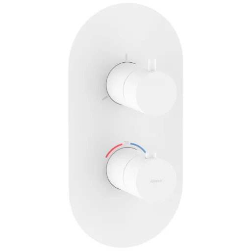 Espirit termosztátos falba süllyesztett csaptelep, háromutas, belső egység nélkül ES 067.10WV.O3.RB07C, White Velvet