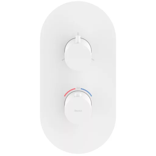 Espirit termosztátos falba süllyesztett csaptelep, háromutas, belső egység nélkül ES 067.10WV.O3.RB07C, White Velvet