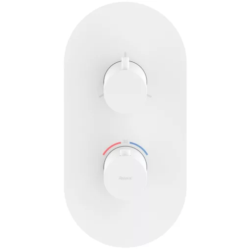 Espirit termosztátos falba süllyesztett csaptelep, háromutas, belső egység nélkül ES 067.10WV.O3.RB07C, White Velvet