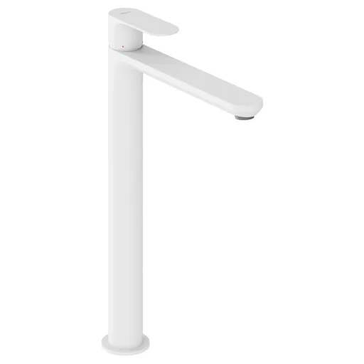 Eleganta álló mosdócsaptelep 335 mm leeresztő nélkül EL 015.10WV, White Velvet