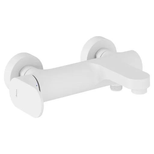 Eleganta fali kádcsaptelep zuhanyszett nélkül EL 022.10WV, White Velvet